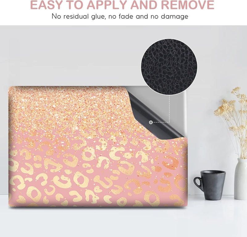 DINKY Laptop Skin Sticker Decal, 12" 13" 13.3" 14" 15" 15.4" 15.6 inch Laptop Universal Reusable Vinyl Skin Stickers Cover Art Decal Notebook PC Personalized Protector-Leopard Print - Image 5